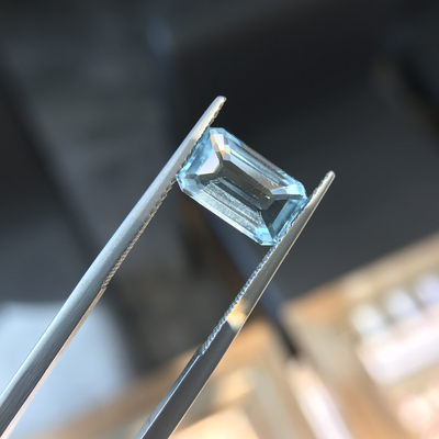 80年斯里兰卡宝石公司HH GEMS 【纯天然彩色宝石 多种珍贵宝石合集】 - Aquamarine 天然海蓝宝 2.76ct 斯里兰卡