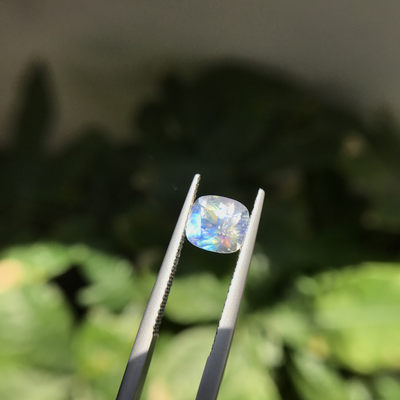 80年斯里兰卡宝石公司HH GEMS 【纯天然彩色宝石 多种珍贵宝石合集】 - Moonstone 稀有刻面月光石 纯天然 1.59ct 强蓝光