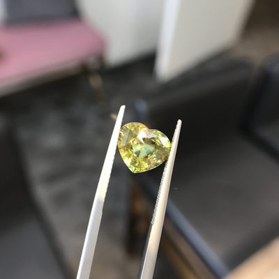 80年斯里兰卡宝石公司HH GEMS 【纯天然彩色宝石 多种珍贵宝石合集】 - Sphene 稀有宝石榍石 超大台面 极轻包体纯天然3.08ct 有证书