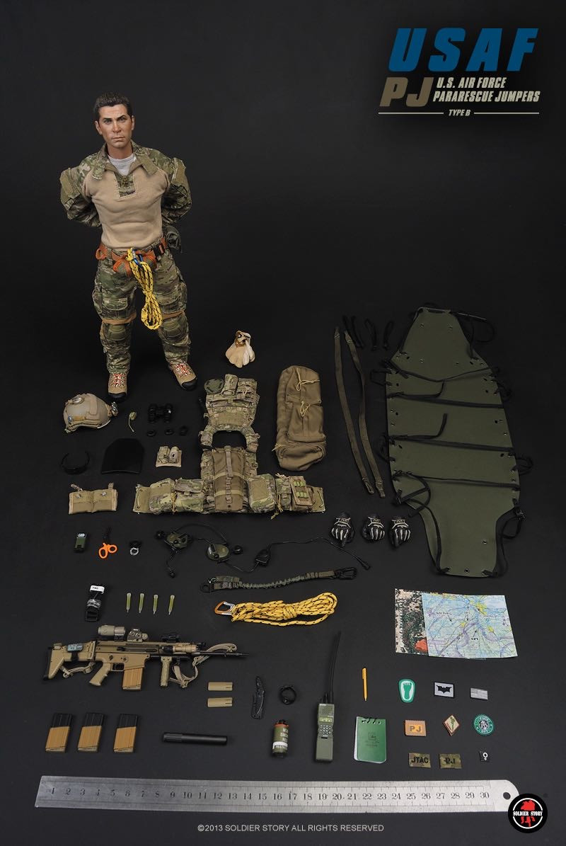 零元拍：Soldierstory绝版：1/6 美国空军USAF - PJ 【 B款 】 SS080B