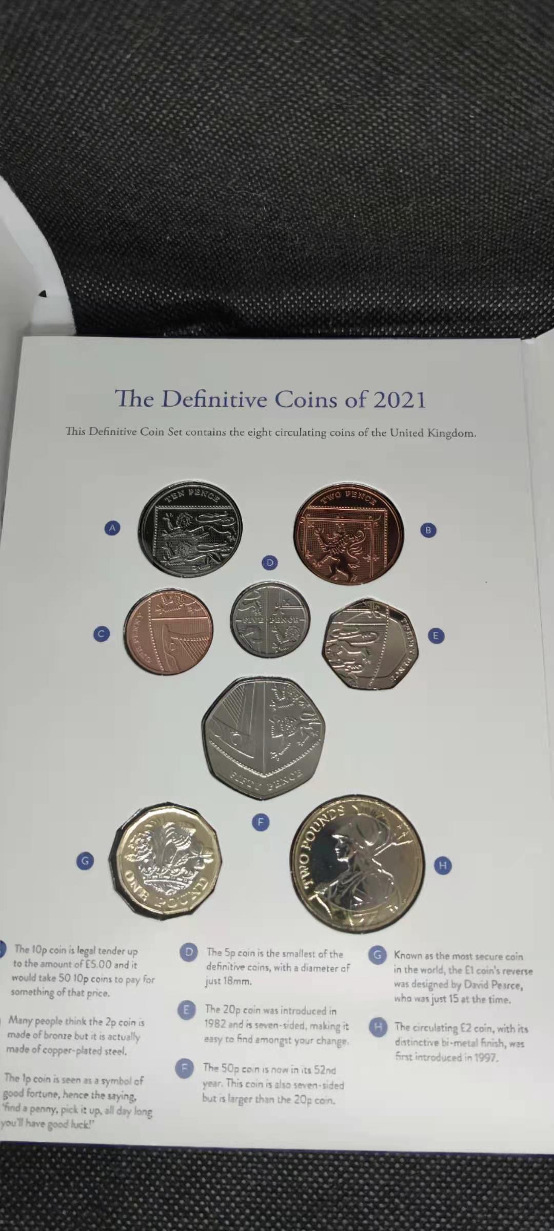 【随心拍&Getcoins】钱币拍卖第八十五期～ 2021年英国普制卡册8枚套装