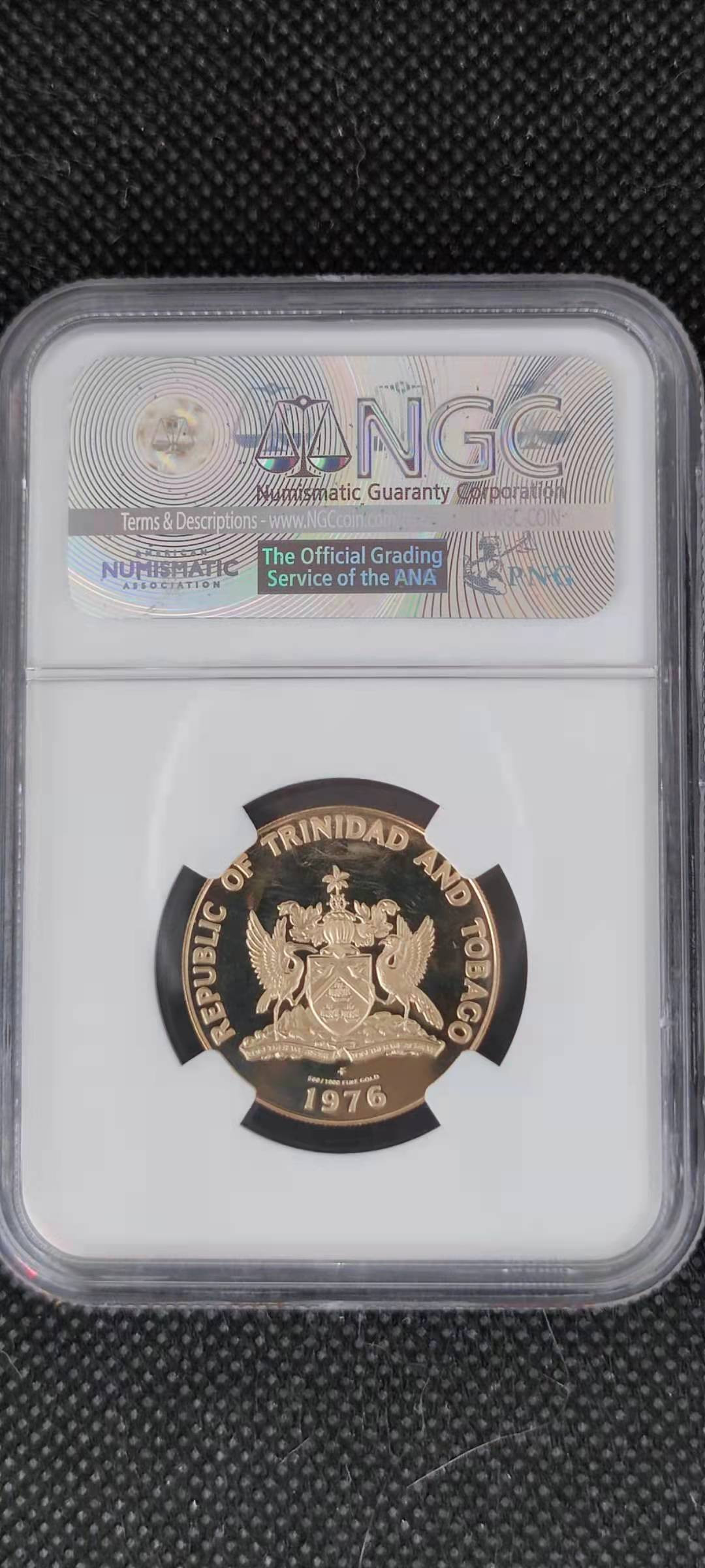 【随心拍&Getcoins】钱币拍卖第八十五期～ 1976年特立尼达和多巴哥  NGC69