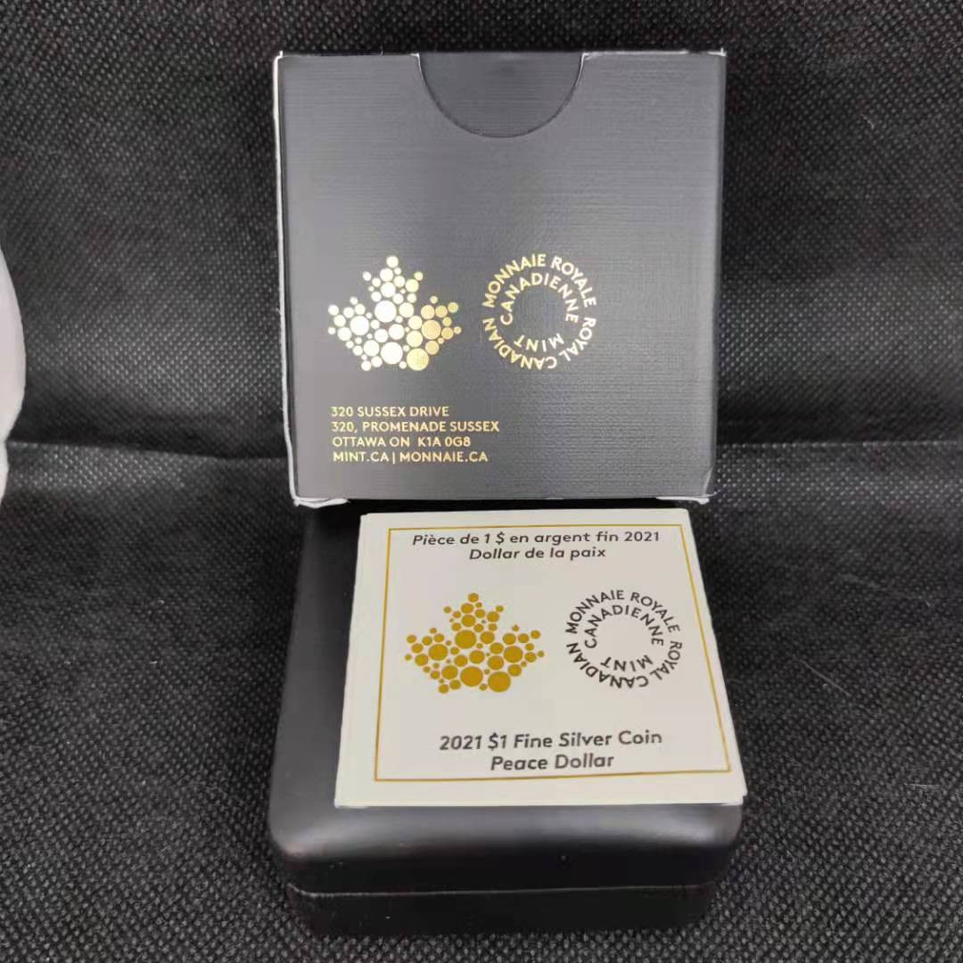 【随心拍&Getcoins】钱币拍卖第八十五期～ 加拿大2021年从海到海和平女神系列二高浮雕精制纪念银币