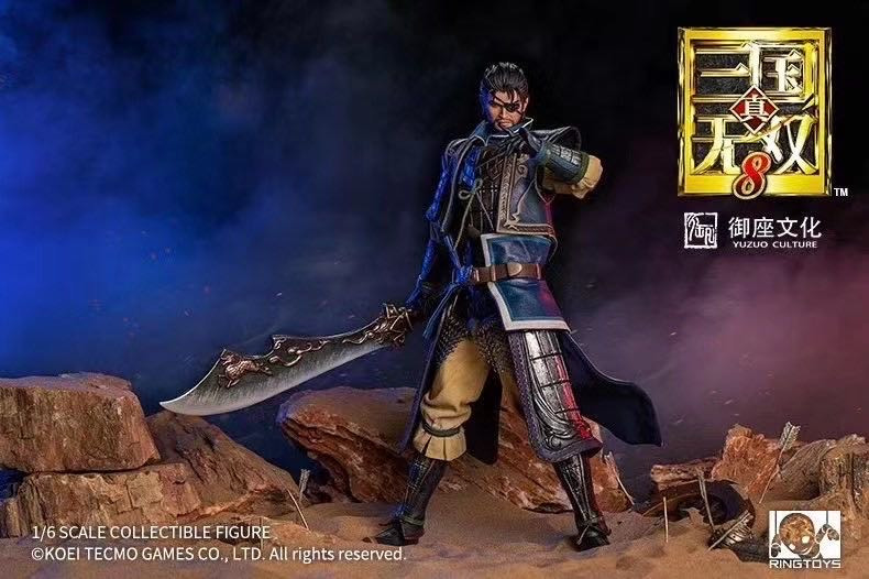 零元拍：RingToys pt007 1/6 真 三国无双 8 系列 夏侯惇 可动人偶