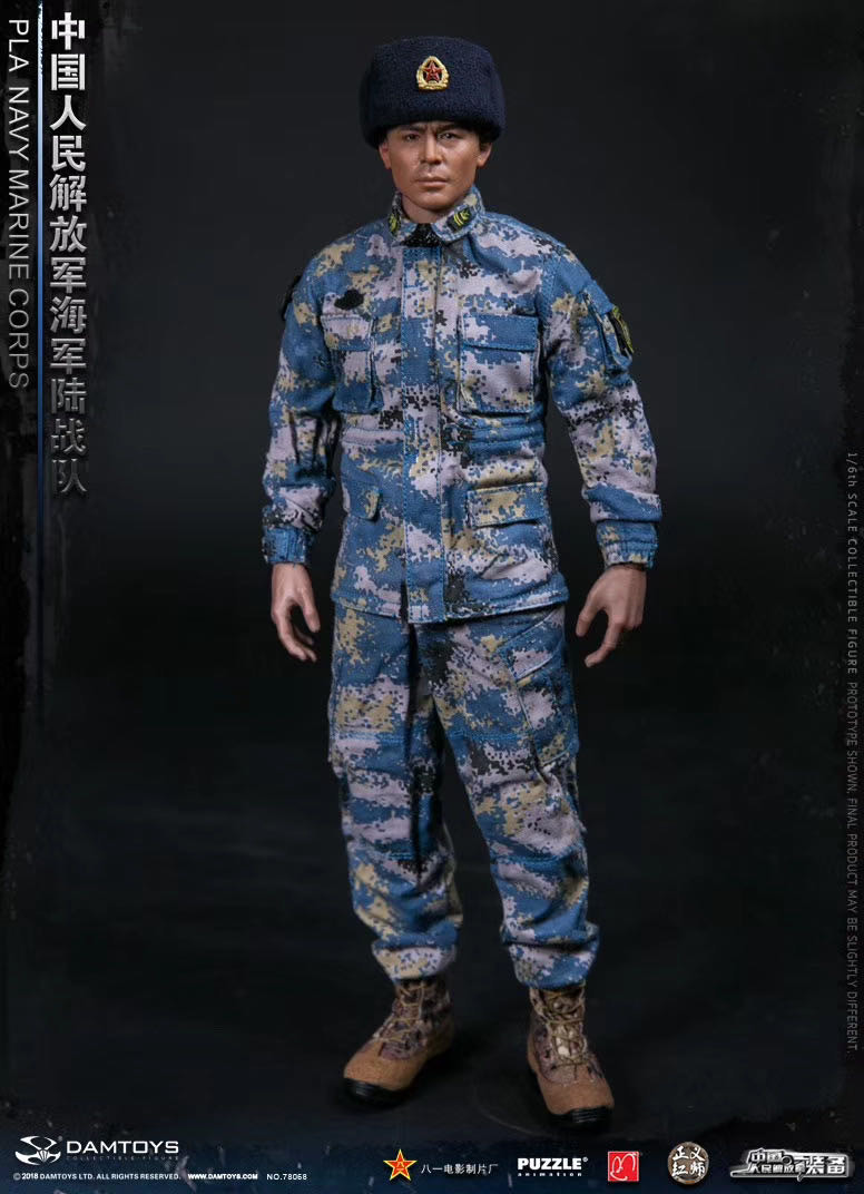 零元拍：DAMTOYS 78068 1/6 中国人民解放军海军陆战队