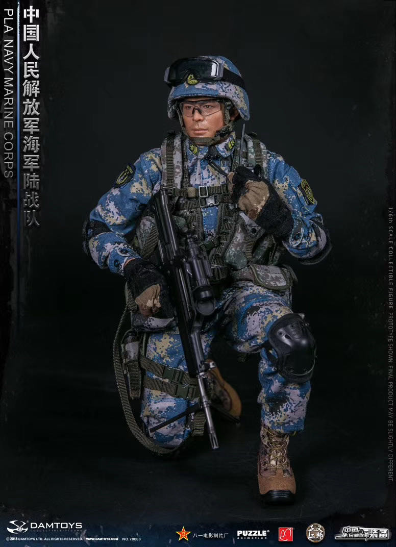 零元拍：DAMTOYS 78068 1/6 中国人民解放军海军陆战队