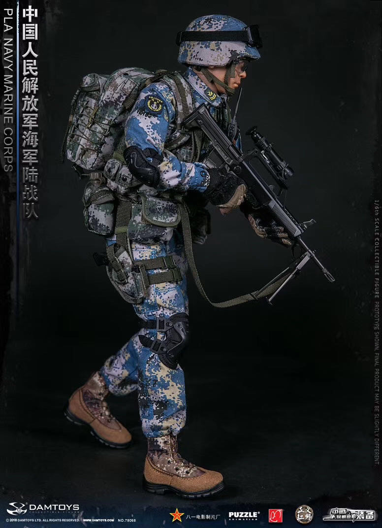 零元拍：DAMTOYS 78068 1/6 中国人民解放军海军陆战队