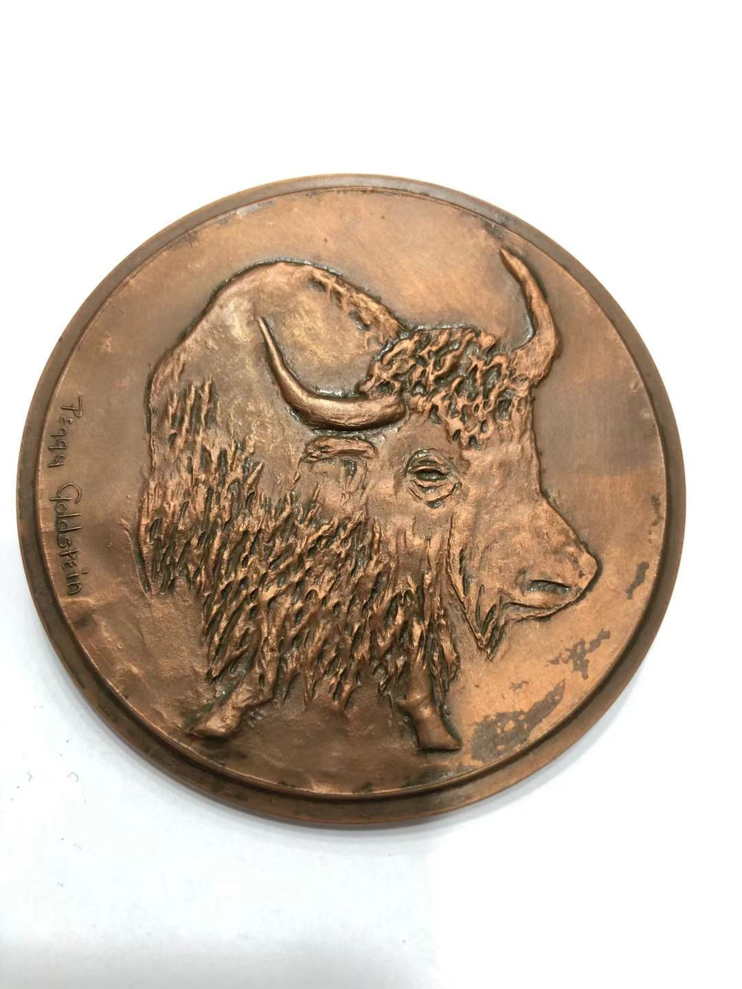 喜迎🐂年艺术麦朵尔第八场拍卖 法国紫铜限量版 耗牛