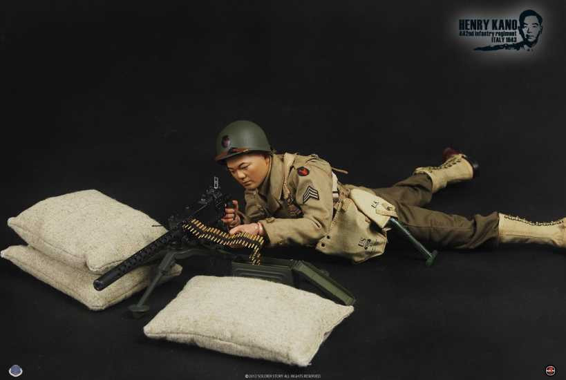 零元拍：Soldier Story SS059 1/6 绝版二战日裔美国陆军第442步兵团