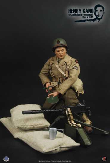 零元拍：Soldier Story SS059 1/6 绝版二战日裔美国陆军第442步兵团 - 零元拍：Soldier Story SS059 1/6 绝版二战日裔美国陆军第442步兵团