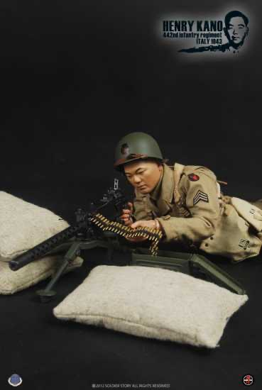 零元拍：Soldier Story SS059 1/6 绝版二战日裔美国陆军第442步兵团