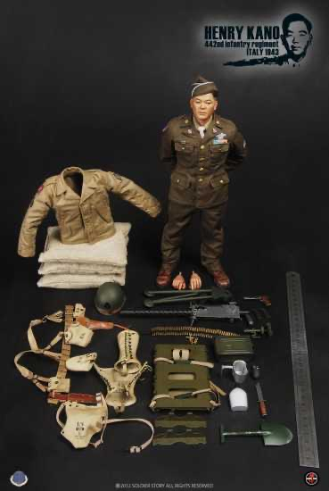 零元拍：Soldier Story SS059 1/6 绝版二战日裔美国陆军第442步兵团