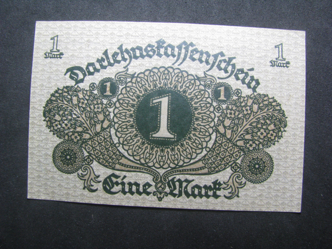 2021“王之爱好”第一期~外国纸币 德国马克：1920年，1马克，纸币