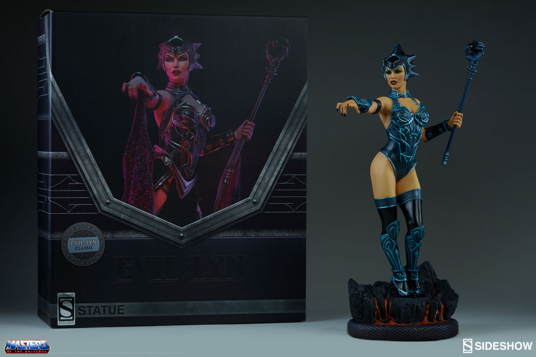 零元拍：Sideshow 21.5寸 1/5《宇宙巨人希曼》- 女巫/Evil-Lyn 全身像EX版2004613