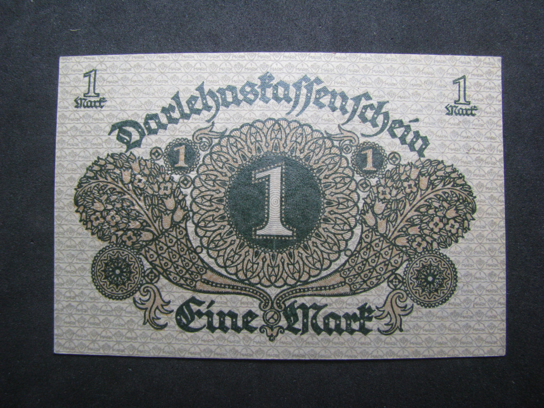 2021“王之爱好”第一期~外国纸币 德国马克：1920年，1马克，纸币