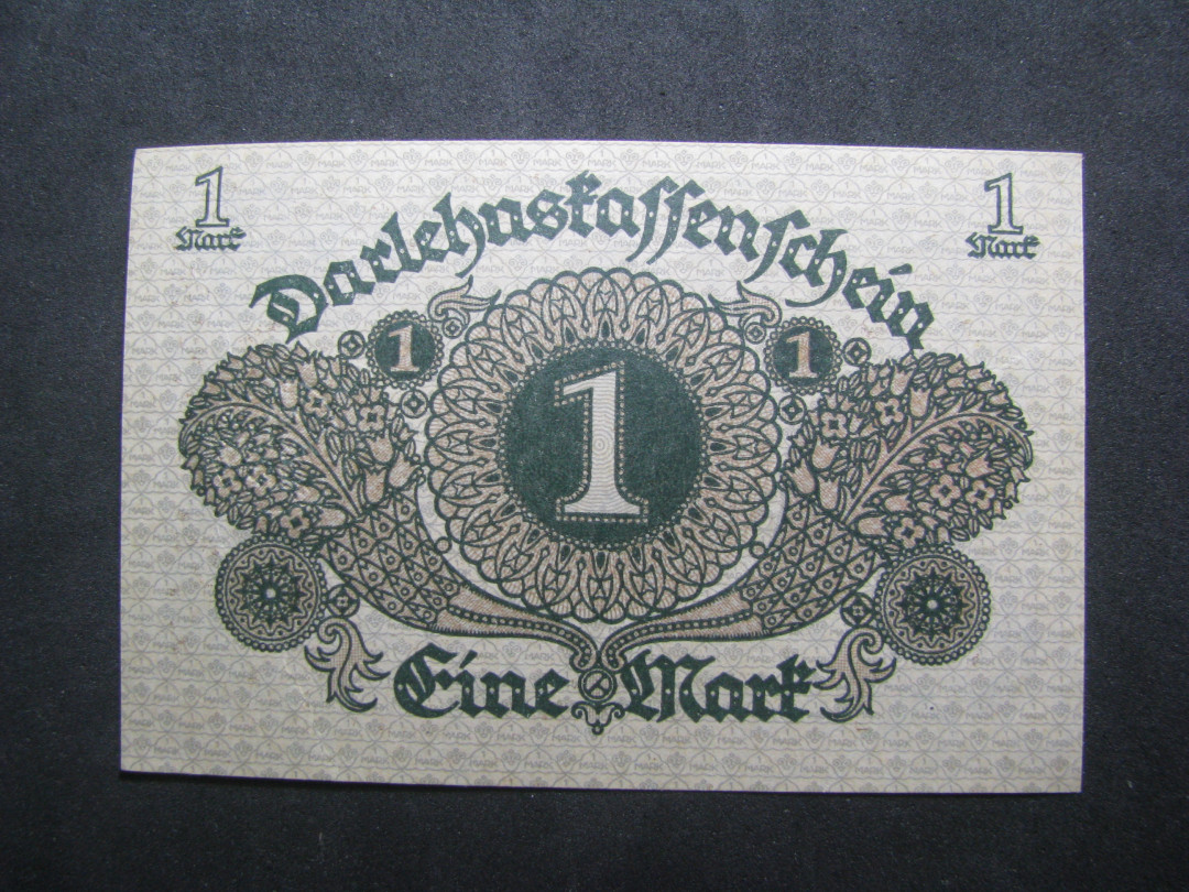 2021“王之爱好”第一期~外国纸币 德国马克：1920年，1马克，纸币