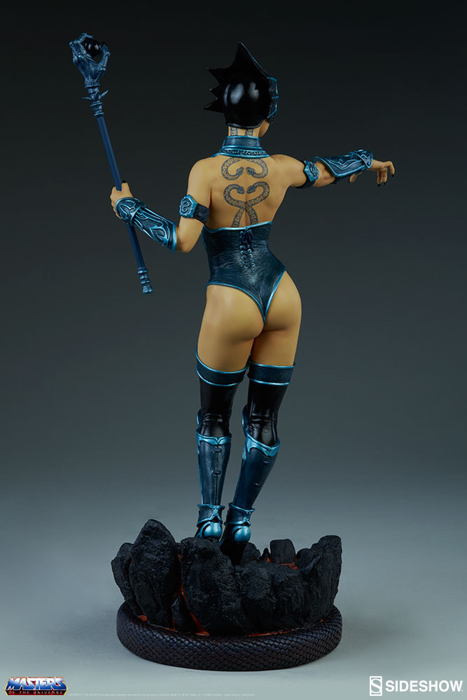 零元拍：Sideshow 21.5寸 1/5《宇宙巨人希曼》- 女巫/Evil-Lyn 全身像EX版2004613