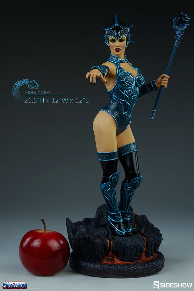 零元拍：Sideshow 21.5寸 1/5《宇宙巨人希曼》- 女巫/Evil-Lyn 全身像EX版2004613