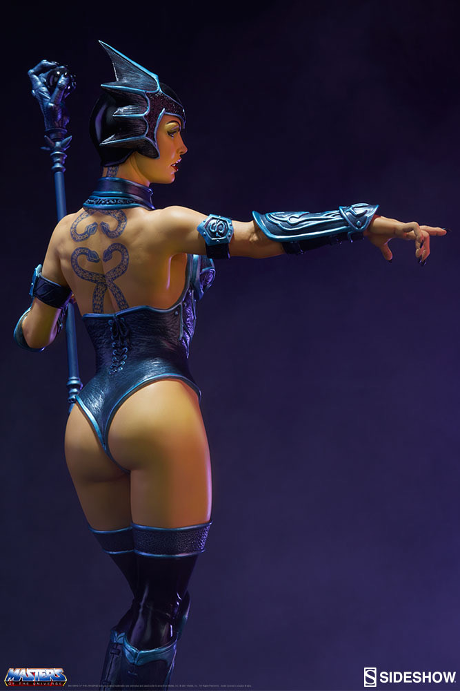 零元拍：Sideshow 21.5寸 1/5《宇宙巨人希曼》- 女巫/Evil-Lyn 全身像EX版2004613