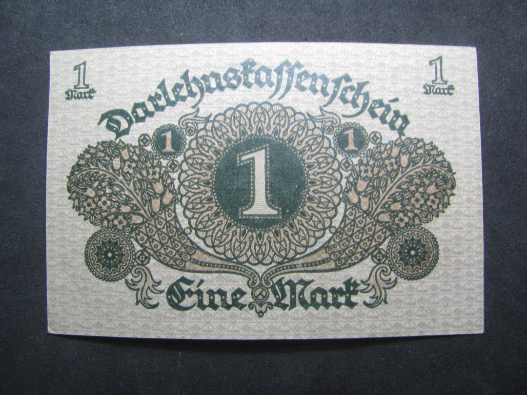 2021“王之爱好”第一期~外国纸币 德国马克：1920年，1马克，纸币