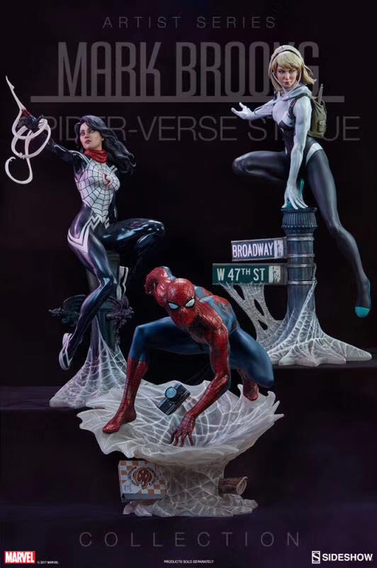 零元拍：Sideshow 200508 12寸 Mark Brooks Spider-Man 蜘蛛侠雕像