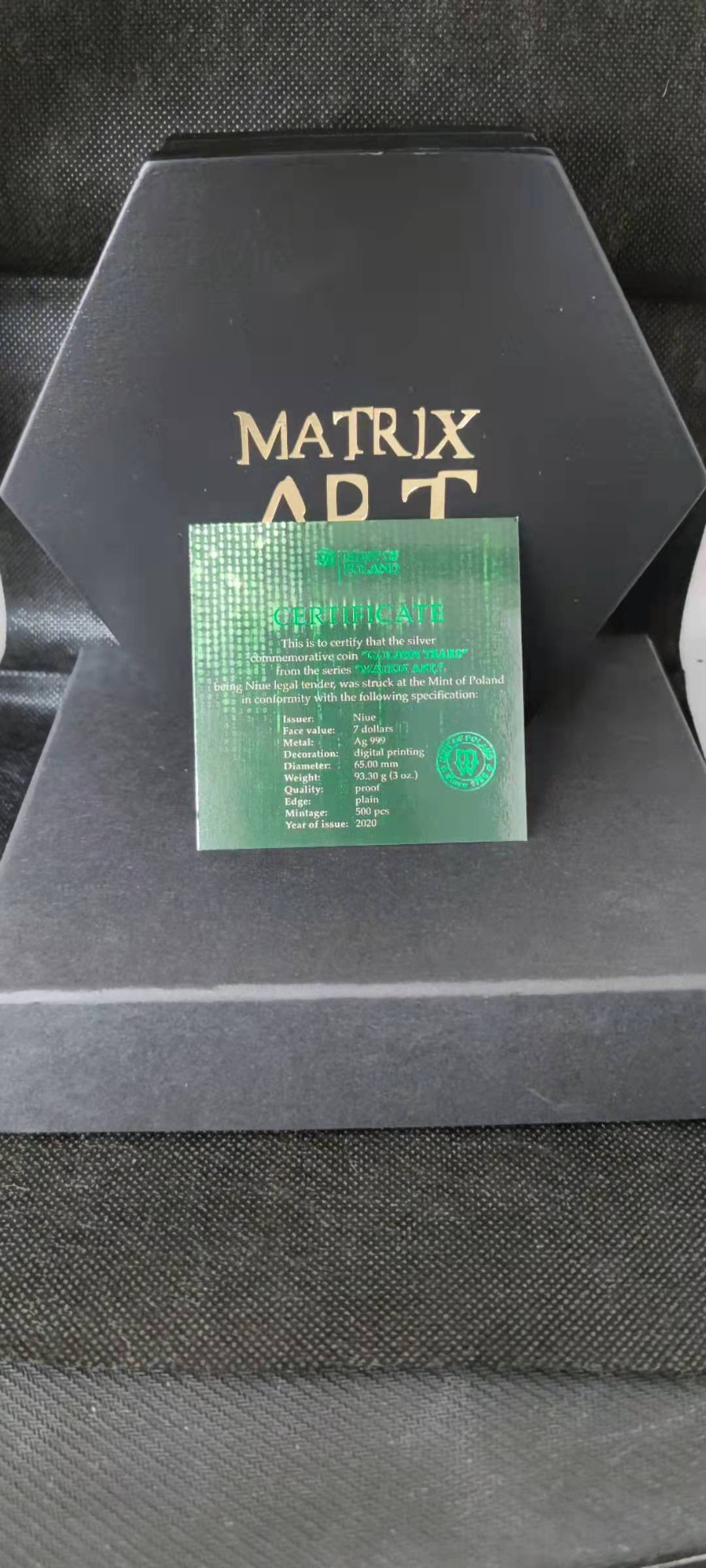 【随心拍&Getcoins】钱币拍卖第八十六期～ 纽埃2020年克里姆特名画黄金眼泪3盎司纪念彩银币