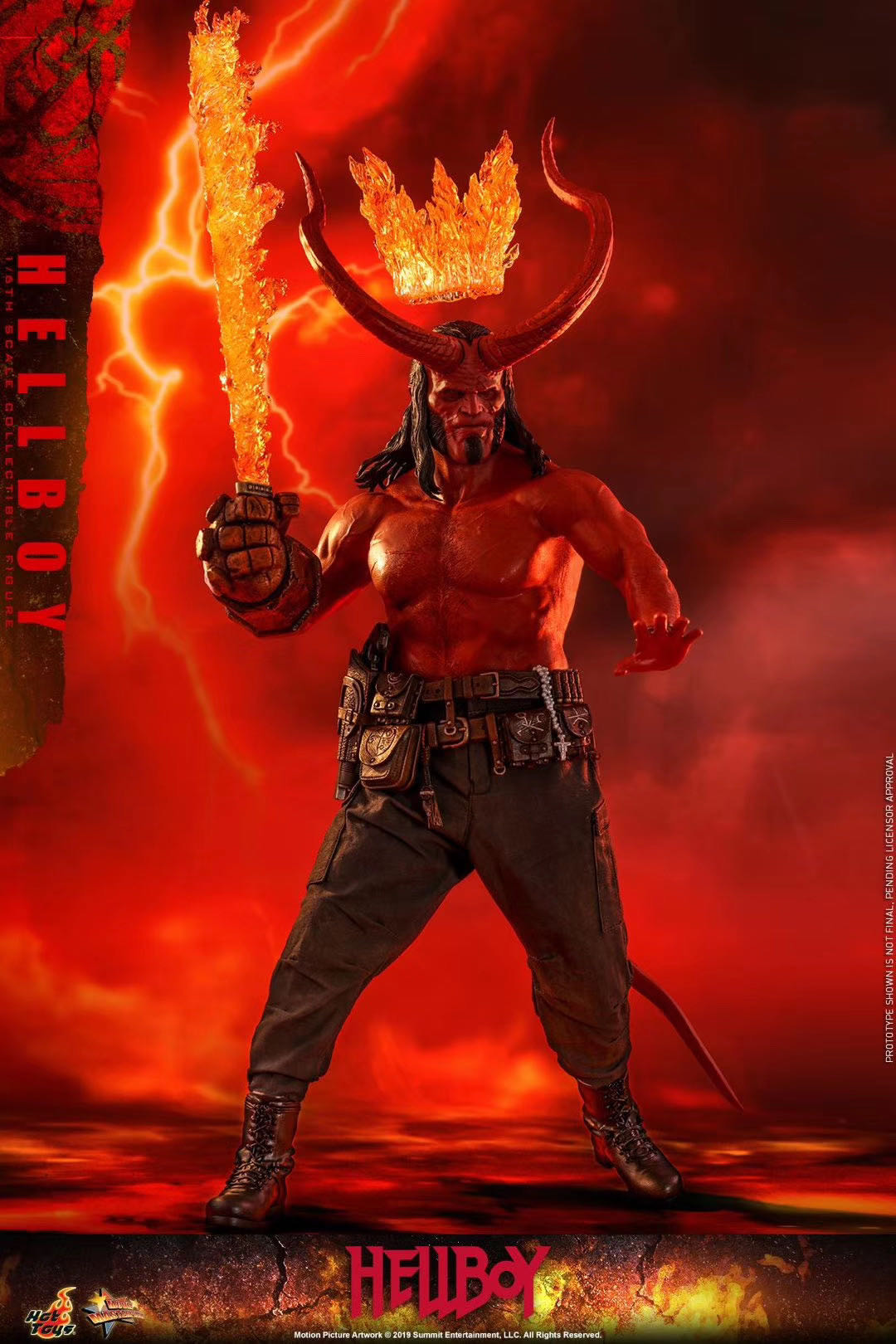 零元拍：HotToys：1/6 MMS527 地狱男爵 血皇后崛起 2019 Hellboy