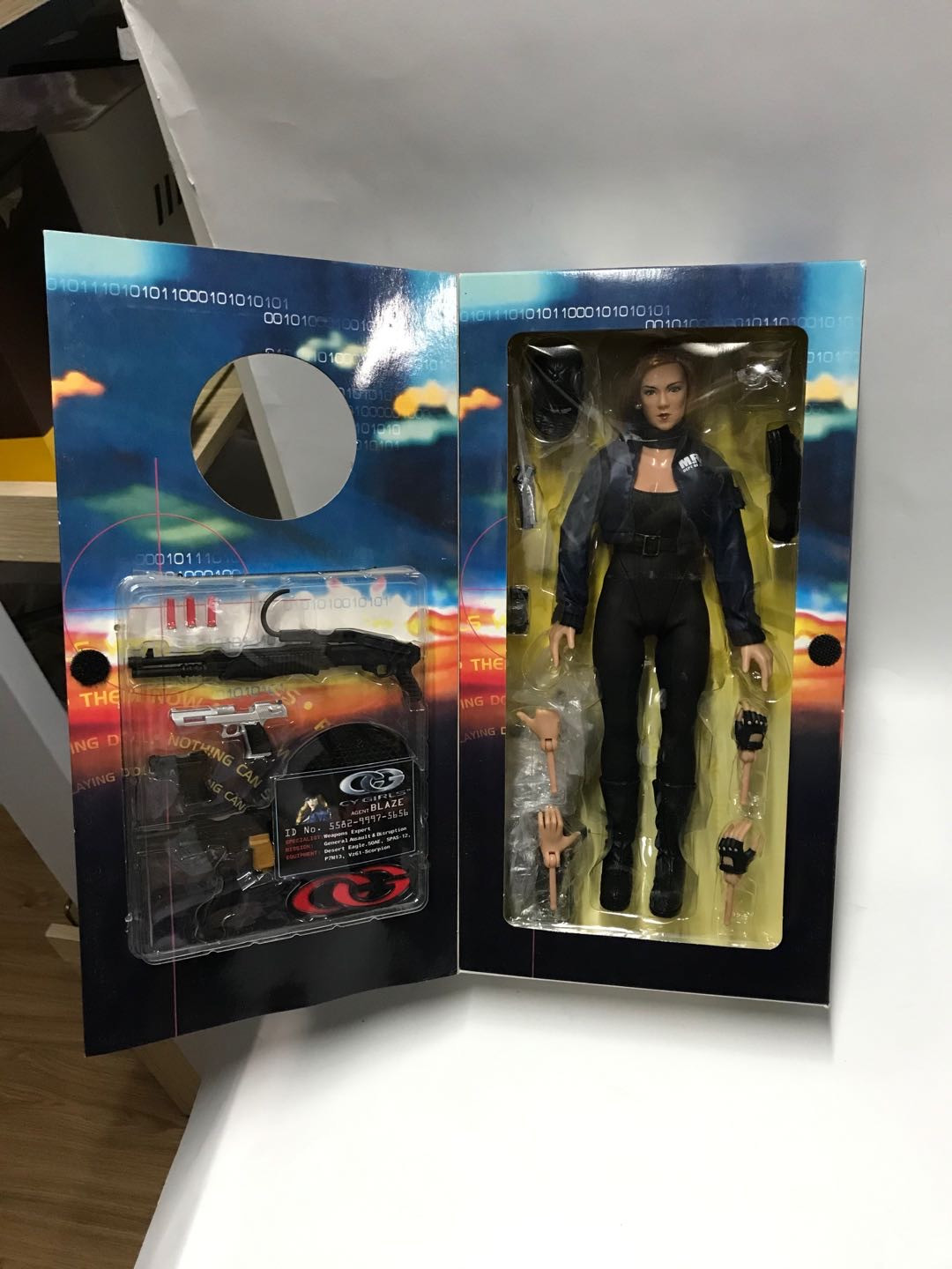 零元拍：BBI 绝版 1/6 CG CYGIRL六款一套，超牛藏品，品相完美