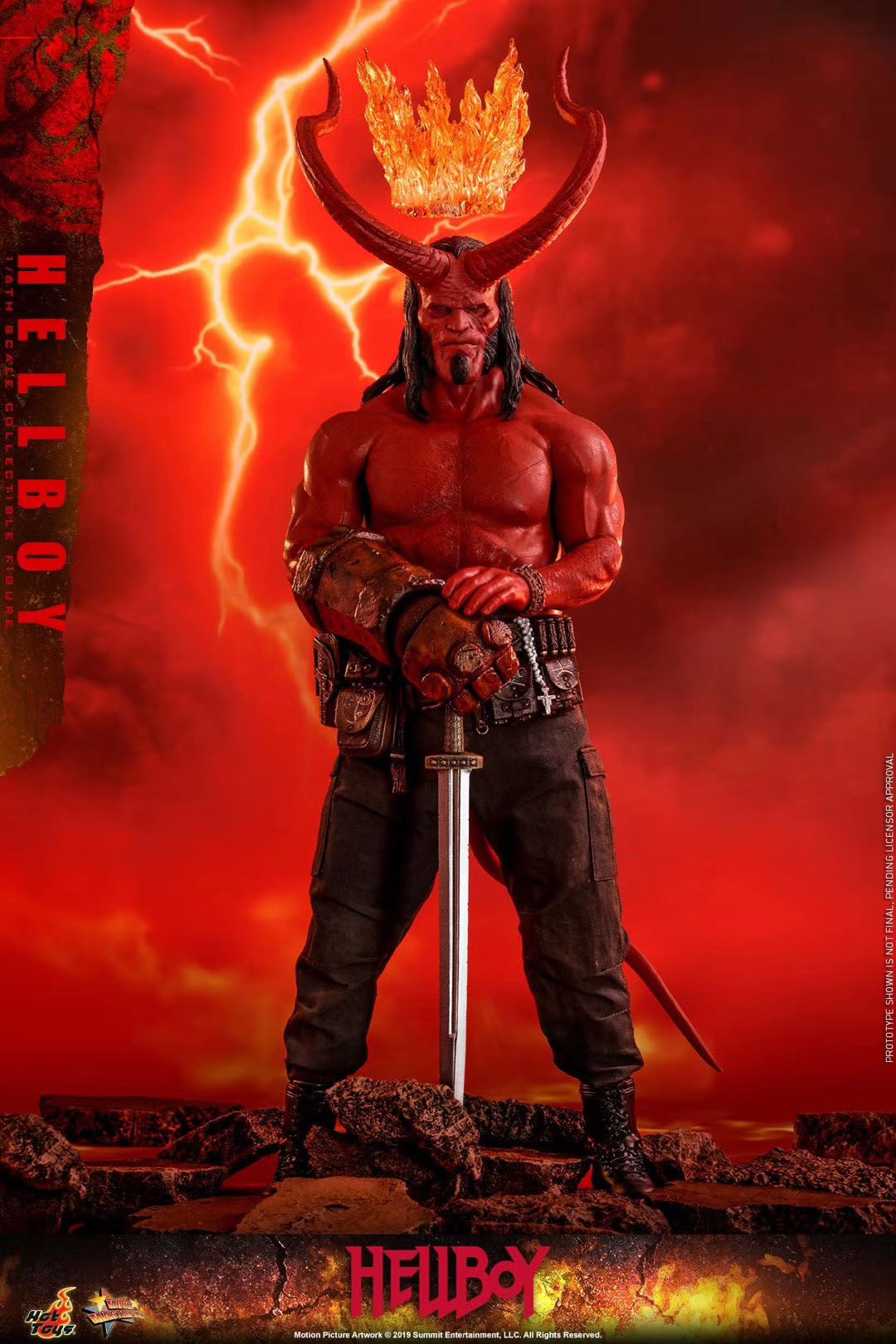 零元拍：HotToys：1/6 MMS527 地狱男爵 血皇后崛起 2019 Hellboy