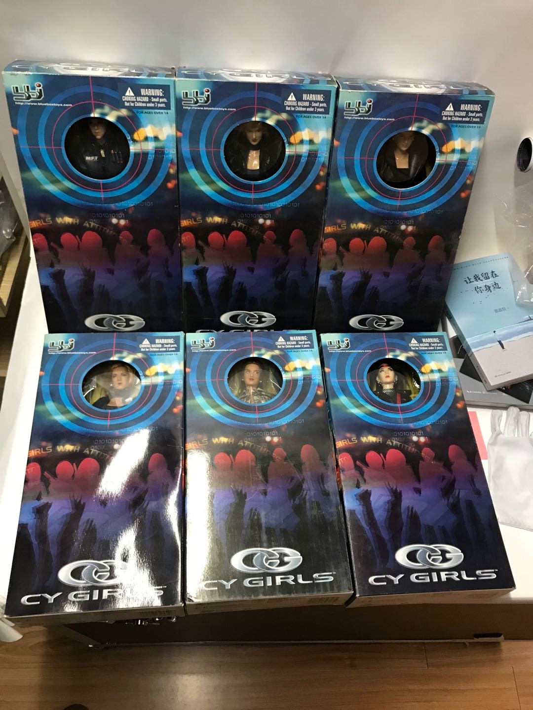 零元拍：BBI 绝版 1/6 CG CYGIRL六款一套，超牛藏品，品相完美