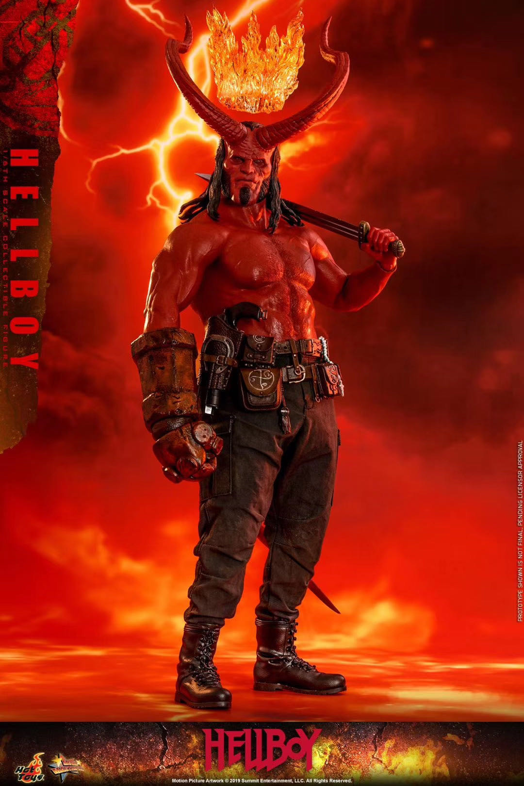 零元拍：HotToys：1/6 MMS527 地狱男爵 血皇后崛起 2019 Hellboy