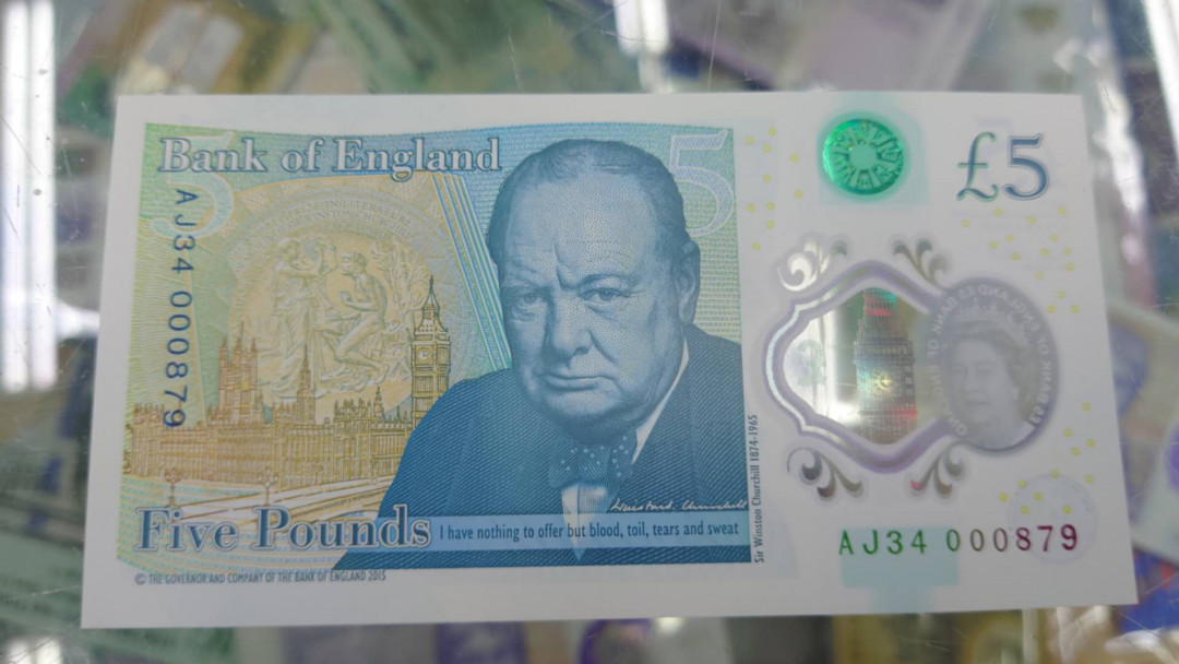 更新完毕【囧羊收藏】精选微拍第20期暨2021年第11期 世界精选货币 2016年英国G序列5镑 全新绝品百位小号 879