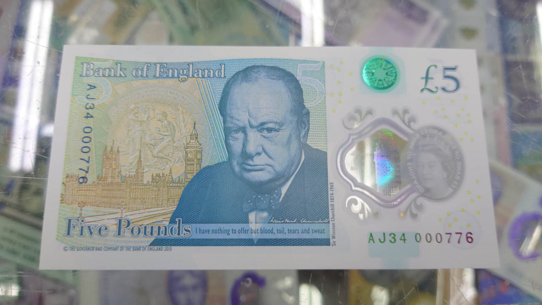 更新完毕【囧羊收藏】精选微拍第20期暨2021年第11期 世界精选货币 2016年英国G序列5镑 全新绝品百位小号 776