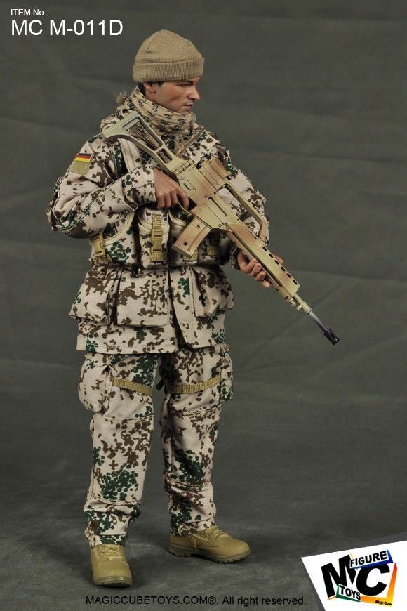 零元拍：MCToys：1/6 德国KSK特种突击队 - 沙漠德斑款