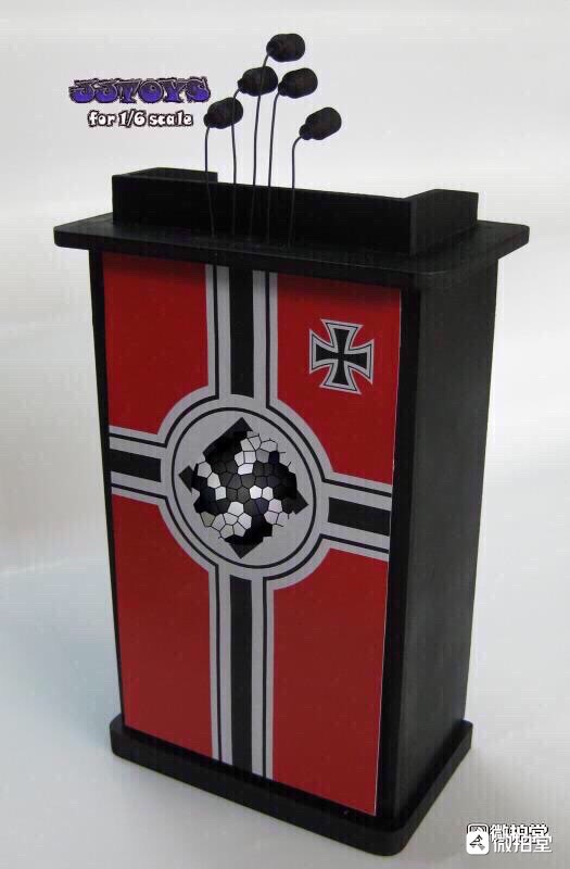 零元拍： JJTOYS:1/6比例-讲台 模型。拍品不含图中兵人。全新未拆。