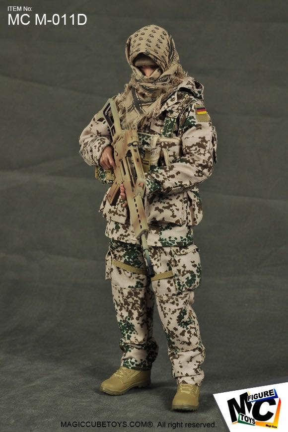 零元拍：MCToys：1/6 德国KSK特种突击队 - 沙漠德斑款