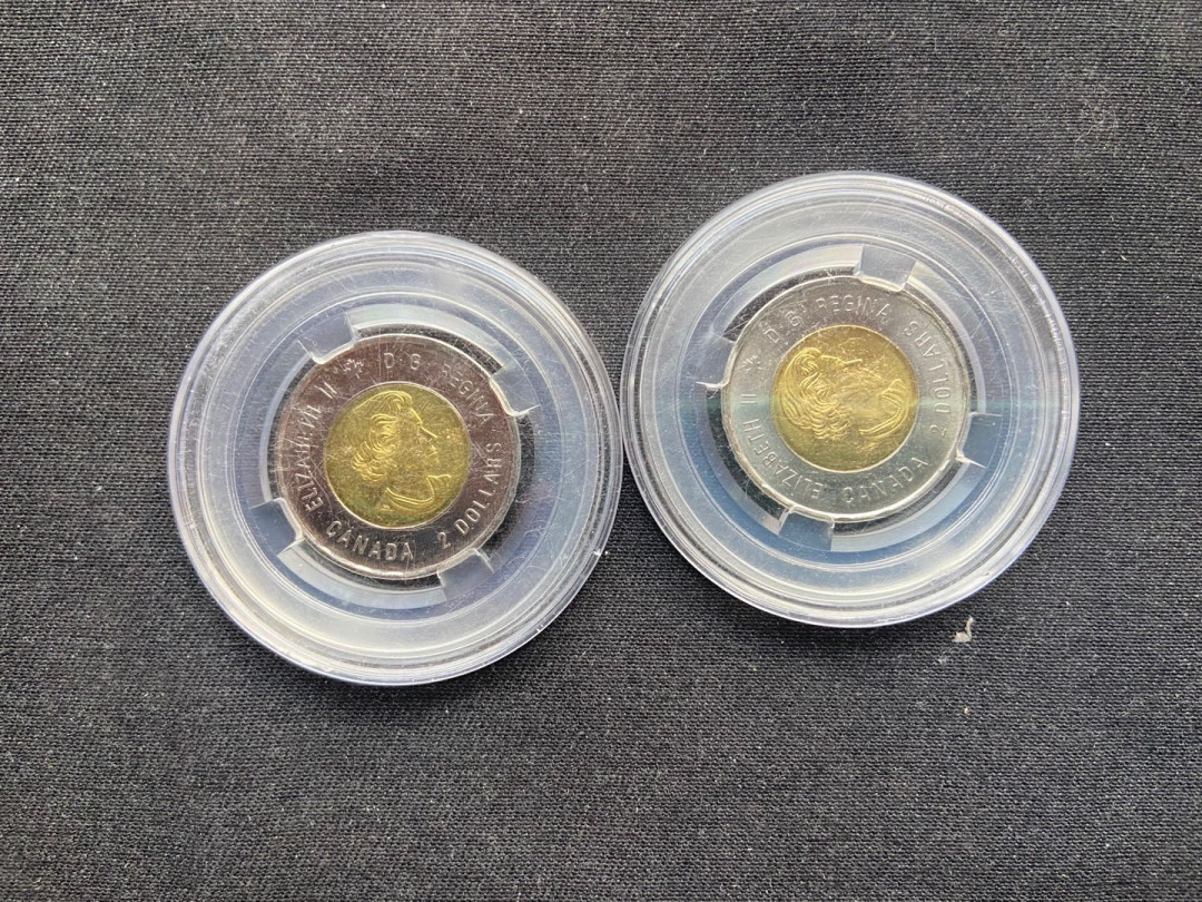 【币观天下】第144场拍卖 【加拿大】红花币+诺曼底登陆币2枚