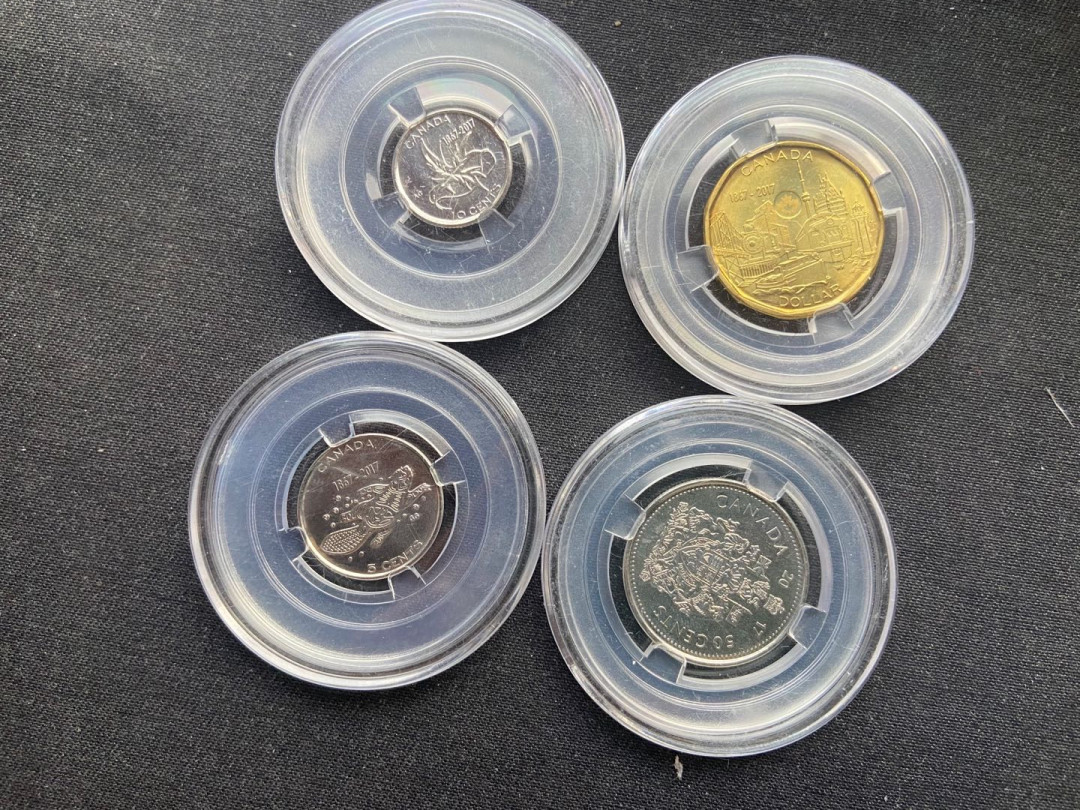 【币观天下】第144场拍卖 【加拿大】纪念币4枚～