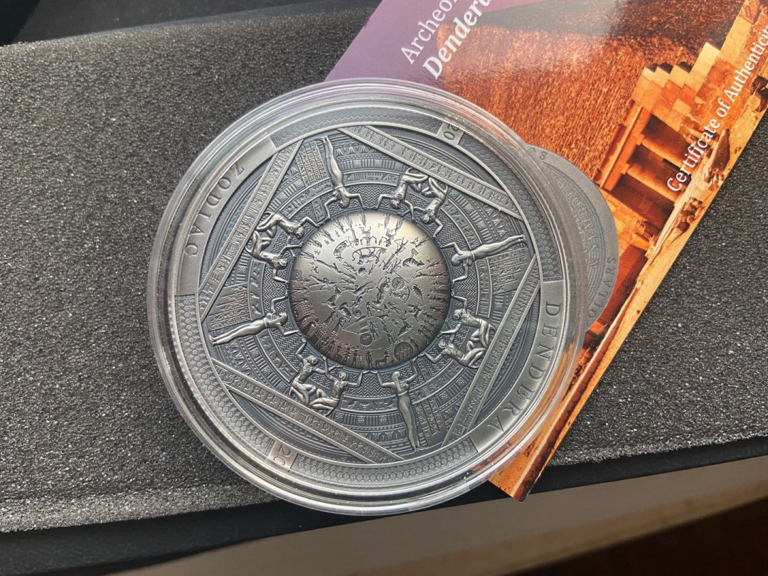 【币观天下】第144场拍卖 【库克】仿古高浮雕系列埃及丹德拉神庙