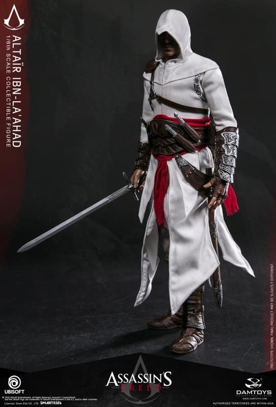 零元拍：DAMTOYS：1/6 育碧游戏《刺客信条》一代主角-阿泰尔/Altair 可动人偶(DMS005全新未拆。