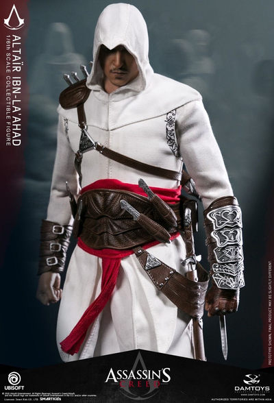 零元拍：DAMTOYS：1/6 育碧游戏《刺客信条》一代主角-阿泰尔/Altair 可动人偶(DMS005全新未拆。 - 零元拍：DAMTOYS：1/6 育碧游戏《刺客信条》一代主角-阿泰尔/Altair 可动人偶(DMS005全新未拆。