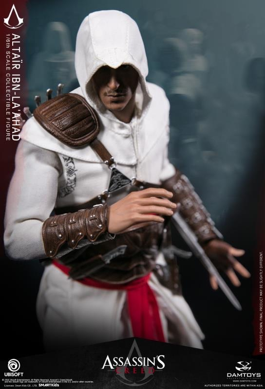 零元拍：DAMTOYS：1/6 育碧游戏《刺客信条》一代主角-阿泰尔/Altair 可动人偶(DMS005全新未拆。