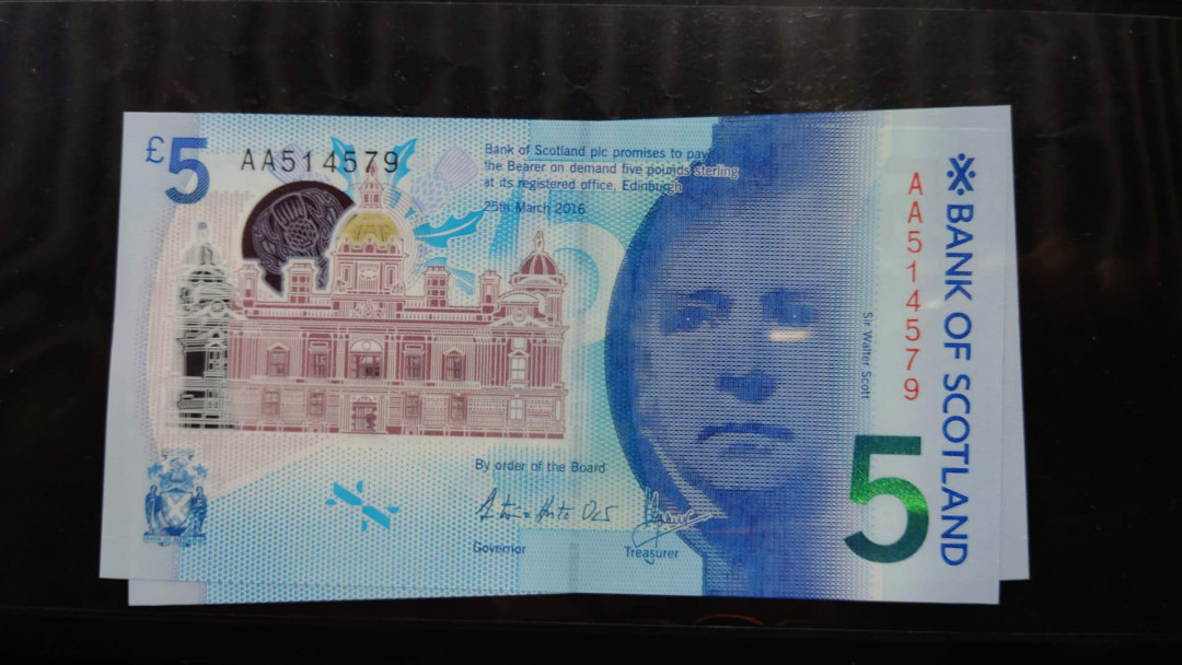 （陆续更新）【囧羊收藏】精选微拍第21期暨2021年第十二期 世界各国纸币 有新出分的荷兰25盾评级币等 2016年英国苏格兰银行5镑 首发AA冠