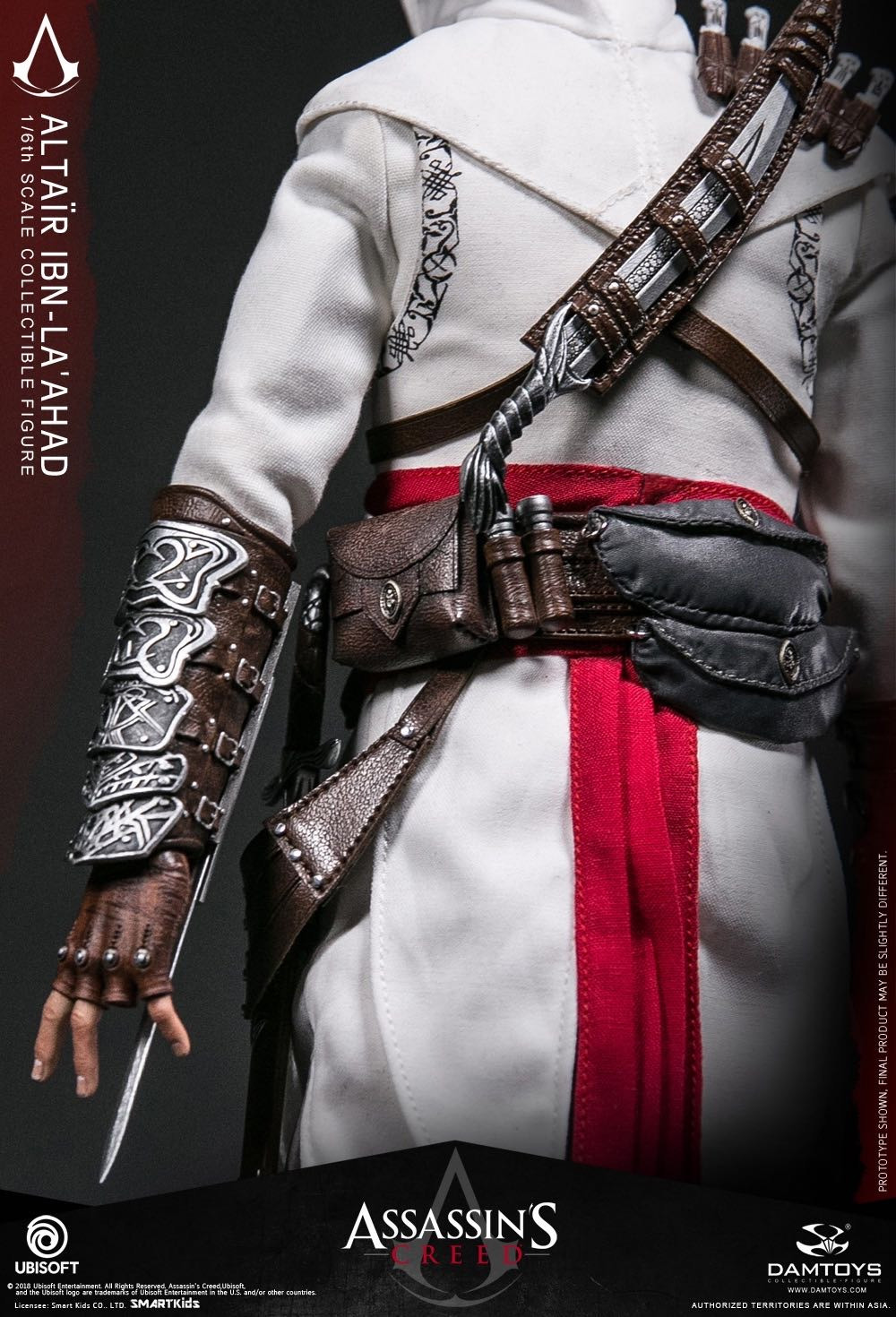 零元拍：DAMTOYS：1/6 育碧游戏《刺客信条》一代主角-阿泰尔/Altair 可动人偶(DMS005全新未拆。