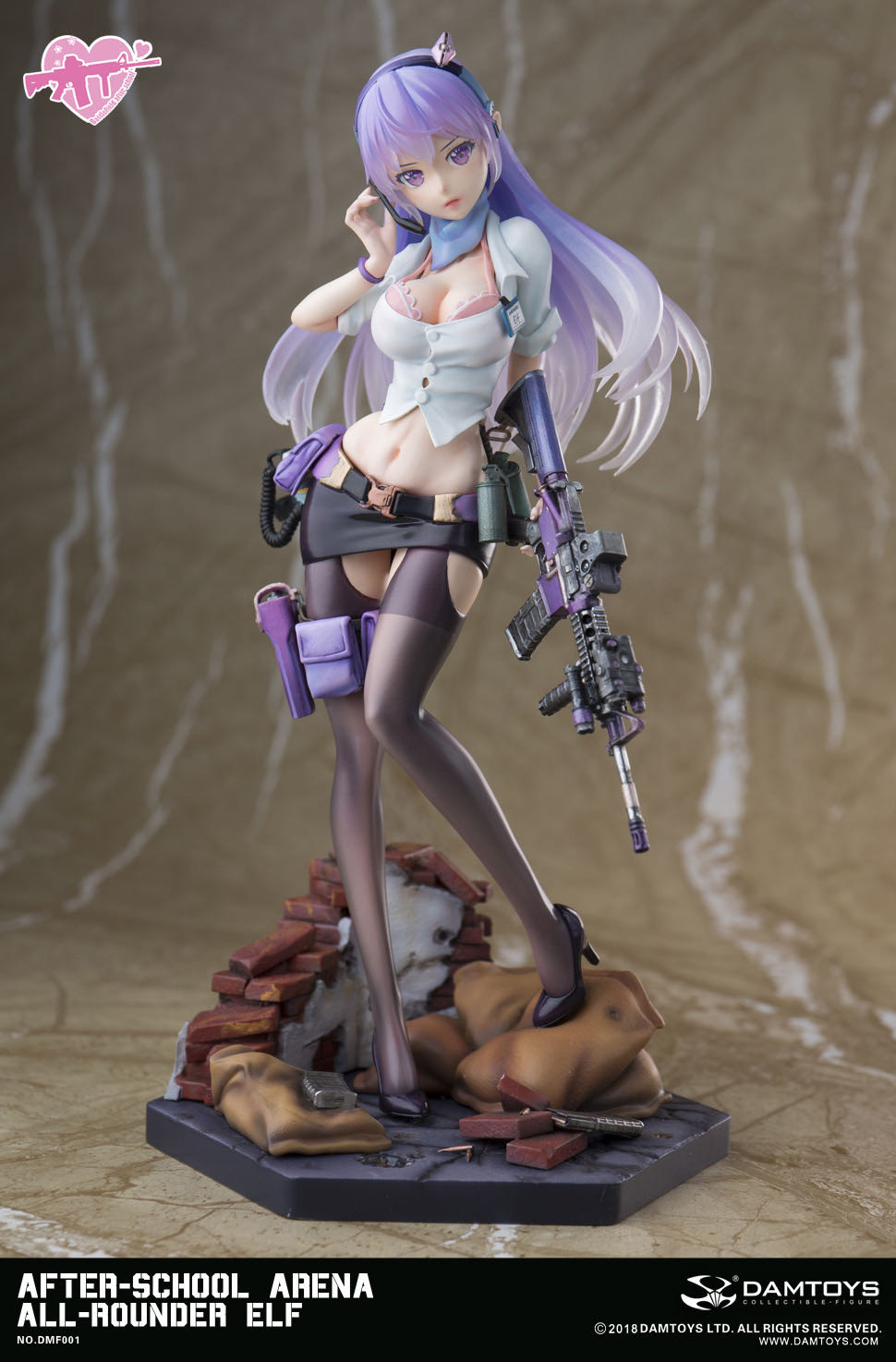零元拍：DAMtoys ：1/7 课后战场系列 第一弹 - 全局者ELF