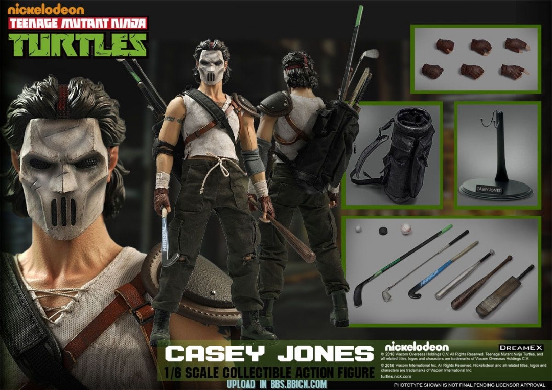 零元拍：DreamEX ： 1/6 忍者神龟系列 - 凯西琼斯/Casey·Jones 面具男