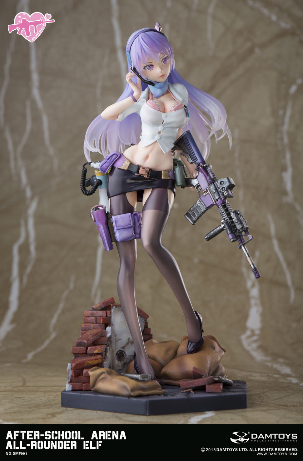 零元拍：DAMtoys ：1/7 课后战场系列 第一弹 - 全局者ELF