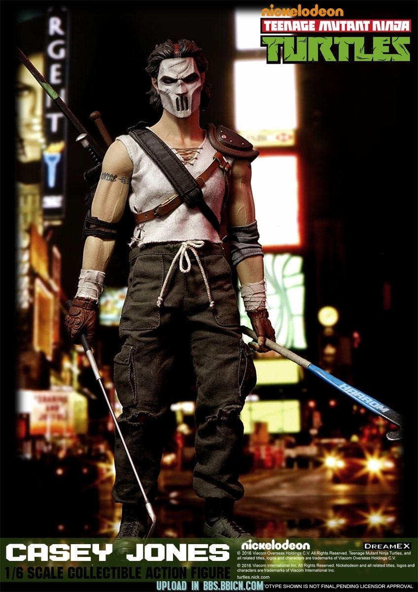 零元拍：DreamEX ： 1/6 忍者神龟系列 - 凯西琼斯/Casey·Jones 面具男