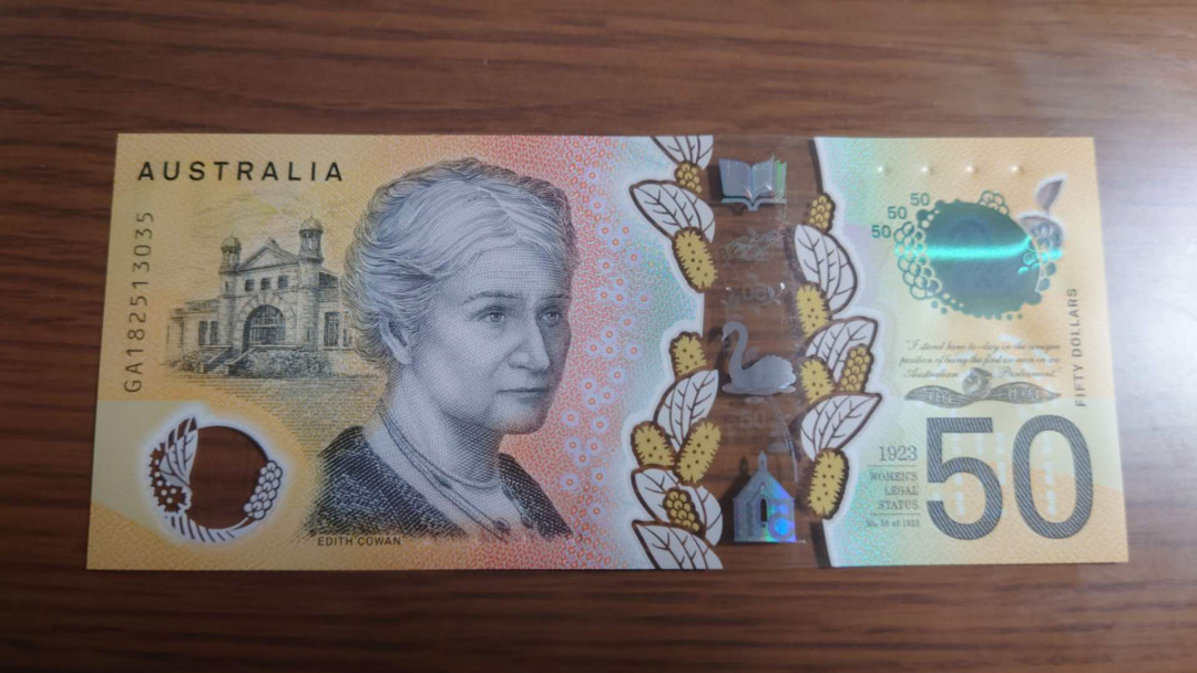 （陆续更新）【囧羊收藏】精选微拍第21期暨2021年第十二期 世界各国纸币 有新出分的荷兰25盾评级币等 2018年澳大利亚50元 塑料钞 全程无47尾号035 全新绝品塑料窗完美无损适合评级