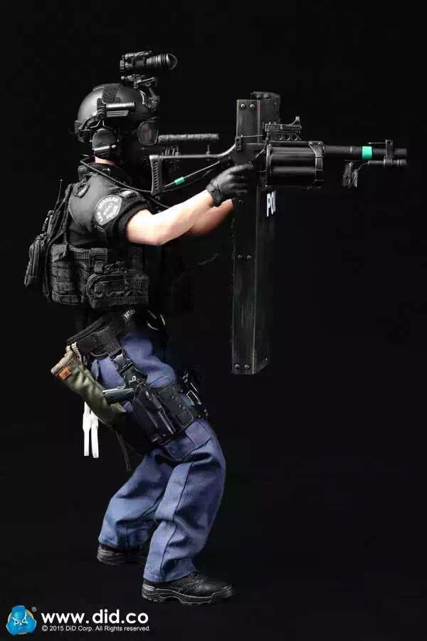 零元拍：DID MA1006 1/6 洛杉矶特警 LAPD SWAT 2.0 丹佛